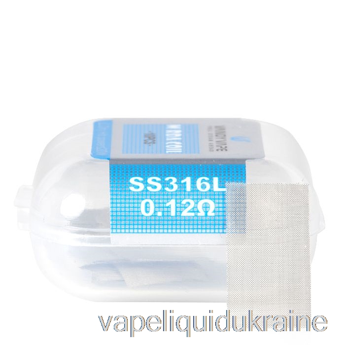 Vape Ukraine Vandy Vape M MESH SHEET Coils (10 Sheets) M V2 RDA COIL - 0.12ohm SS316L (10pc)